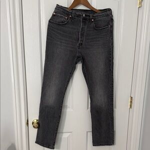 Levi’s Premium 501  - Women’s Black Washed Denim Jeans
